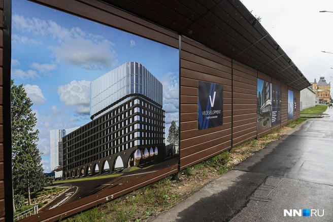 Конгресс-центр и отель появятся рядом с основным зданием Ярмарки | Источник: наталья Бурухина / NN.RU