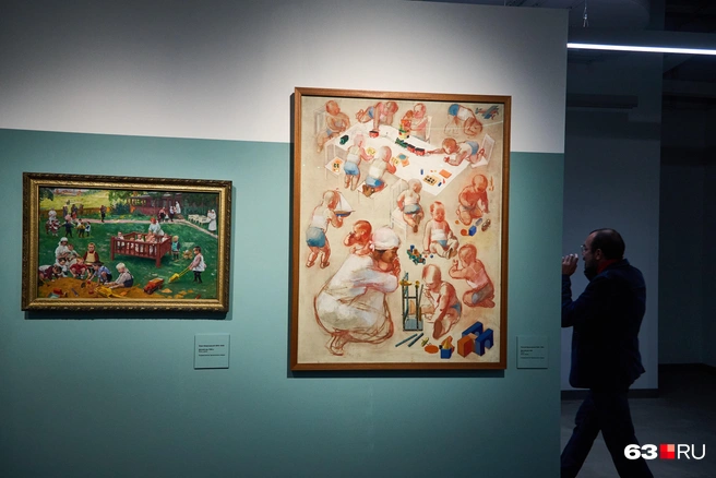 Картины хорошо показывают систему, к которой мы приучаемся в школе | Источник: Роман Данилкин / 63.RU