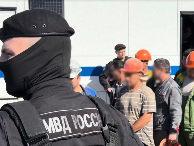 В Кронштадте на стройках нашли восемь нелегалов | Источник: ГУ МВД России по Санкт‑Петербургу и Ленинградской области