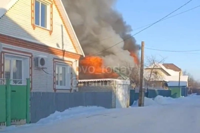 Третий пожар за сутки под Волгоградом