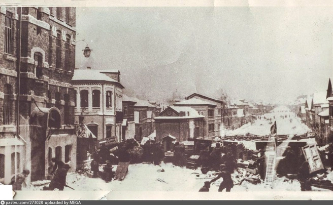 Сормово. Баррикады. Сормовское вооруженное восстание 13–14 декабря 1905 года | Источник: Рastvu.com