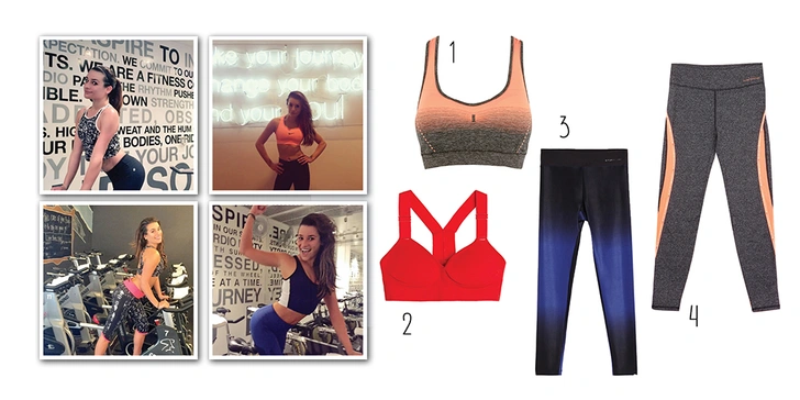 1. Bershka. 2. Oysho. 3. Oysho. 4. Bershka. | Источник: @msleamichele