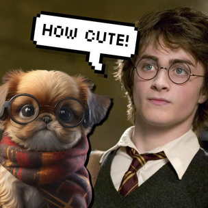 Щенячьи нежности: нейросеть показала, как бы выглядели персонажи «Гарри Поттера» в виде собак 🐶