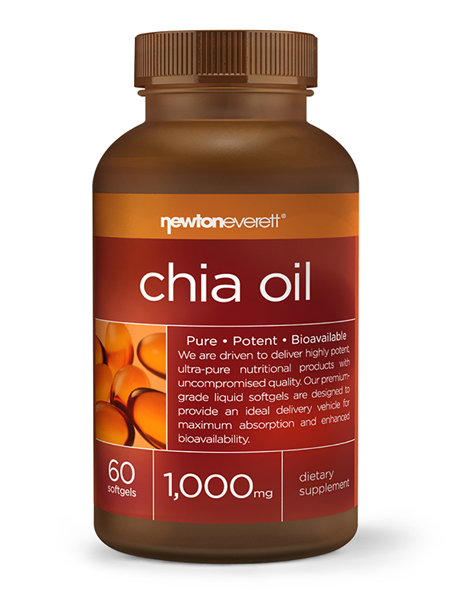 Капсулы с маслом чиа, Newton Everett