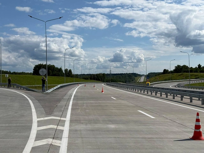 Глава региона показал фотографии трассы | Источник: Травников Андрей/t.me