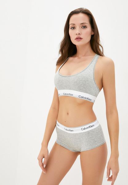 Бюстгальтер Calvin Klein Underwear, цвет: серый, MP002XW02NYE — купить в интернет-магазине Lamoda