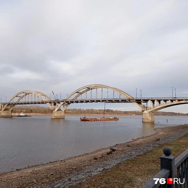 Обмелела Волга в Рыбинске | Источник: Екатерина Тихомирова 