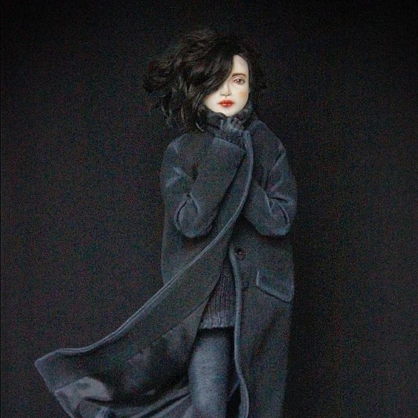 Кукла «Юная Луна» высотой 51 сантиметр «поселилась» за границей | Источник: Авторские куклы Альбины Глумовой / Vk.com