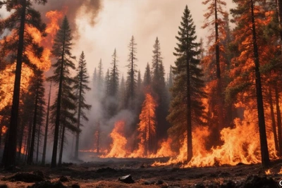 Повышен класс пожарной опасности в районах Камчатки