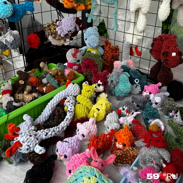 Вязаные игрушки | Источник: Алексей Кожевников / 59.RU