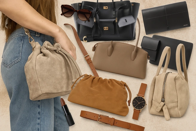 Ждать ярких красок и блеска этой осенью в аксессуарах точно не стоит | Источник: Виталий Калистратов / Городские медиа