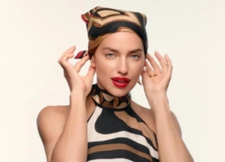 Ирина Шейк стала лицом праздничной кампании Pucci и превратила шелковые платки в главный подарок сезона