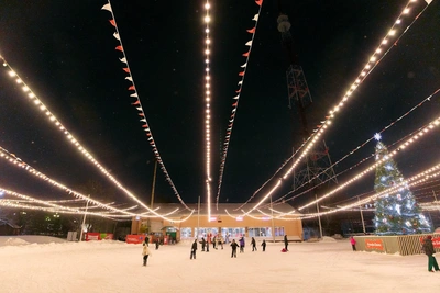 Каток в саду Пушкина в Челябинске завершает сезон