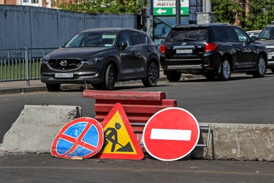В Волгограде закрыли съезд с Третьей продольной из-за ремонта