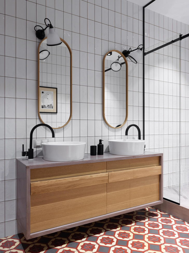 Керамическая плитка для ванной комнаты (дизайн проекты, фото)