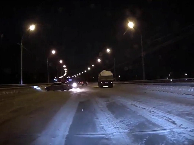 ДТП случилось в ночное время 24 ноября | Источник: «АСТ-54 Black» / Telegram