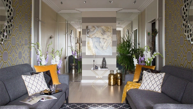 Яркая геометрия в петербургской квартире