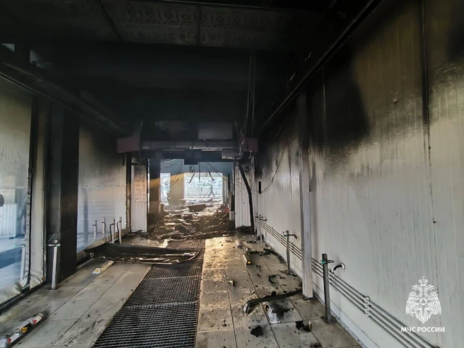 На месте работают пожарные | Источник: МЧС Ставропольского края