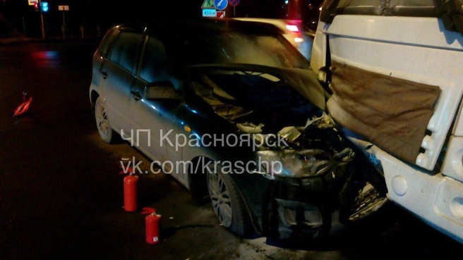 В аварии никто не пострадал