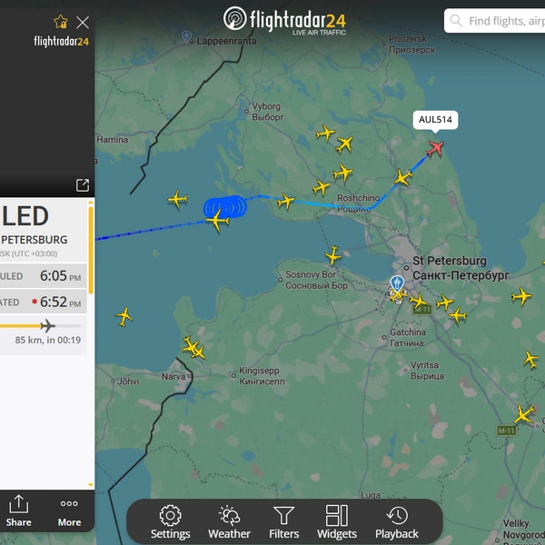 Источник: Flightradar24