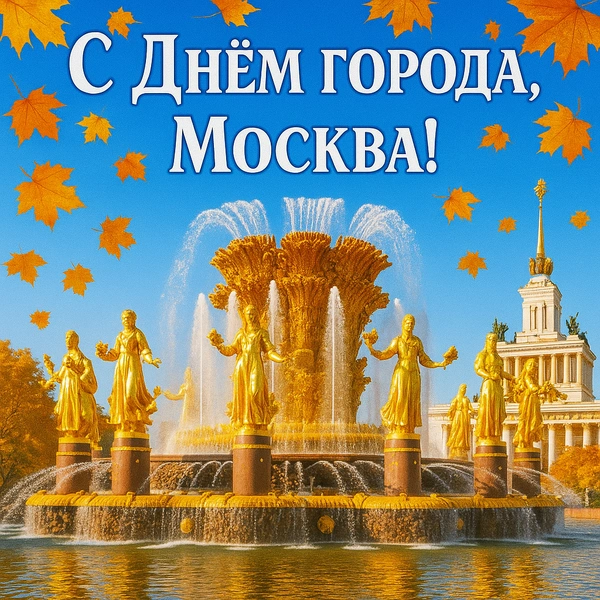 день города москва, день города москва 2025, день города москва 2025 какого числа, салют на дне города москва, открытка с днем города, скачать открытку с днем города, с днем города открытки красивые, открытка с днем города москвы | Источник: theDay/DALL-E