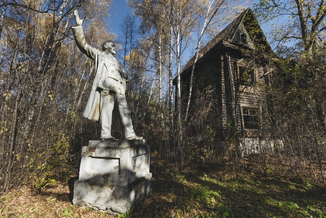 Владимир Ленин весьма уместен среди архитектуры начала ХХ века | Источник: Наталья Лапцевич
