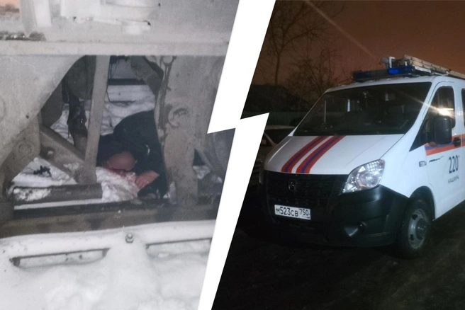 В подмосковной Кашире удалось вытащить из-под поезда мужчину после сложной спасательной операции | Источник: ТУ № 13 ГКУ МО Мособлпожспас / T.me