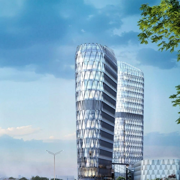Вот так будут выглядеть башни издалека | Источник: kleinewelt architekten / T.me