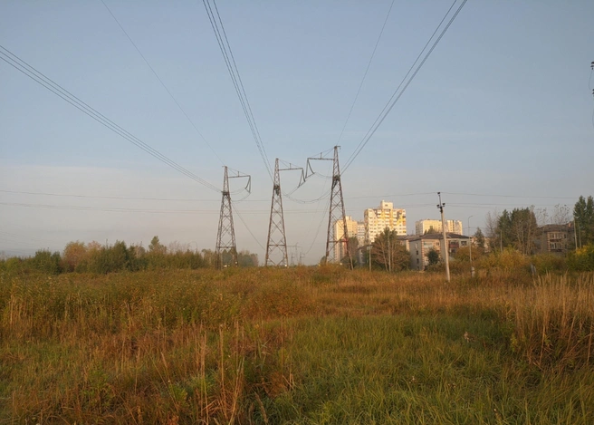 Линии электропередач якобы находятся низко к земле | Источник: 2GIS