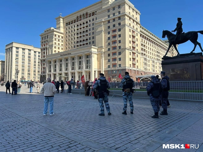 Силовики следят за порядком | Источник: Римма Багдасарян / MSK1.RU