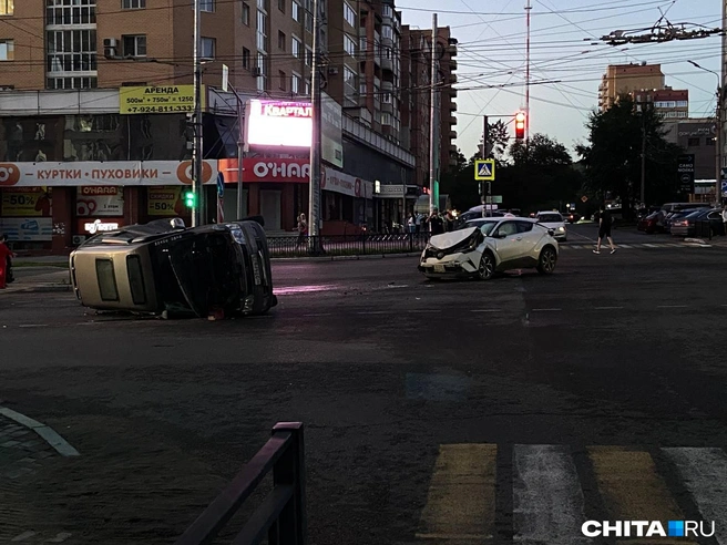 ДТП в центре Читы | Источник: CHITA.RU