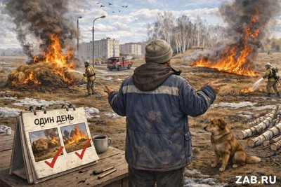 Житель Забайкалья стал виновником двух пожаров за сутки