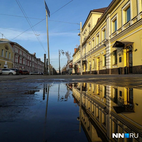 Яркие здания видны лучше всего | Источник: Наталья Бурухина / NN.RU