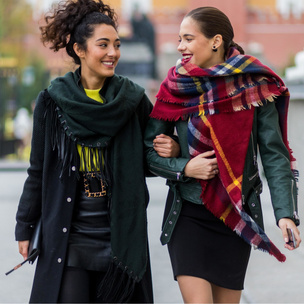 Что купить зимой 2020: шарфы с самыми интересными принтами
