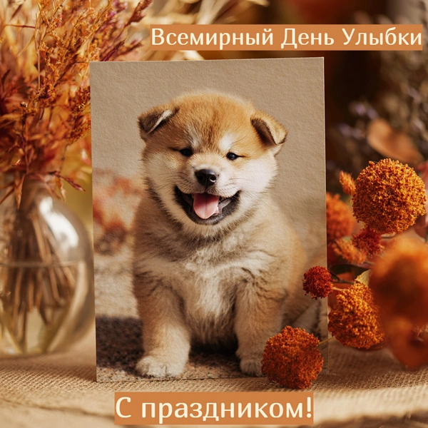 Открытки добра ко Дню улыбки: 15 поздравлений, чтобы поднять настроение друзьям и родным | Источник: the-Day/Midjourney