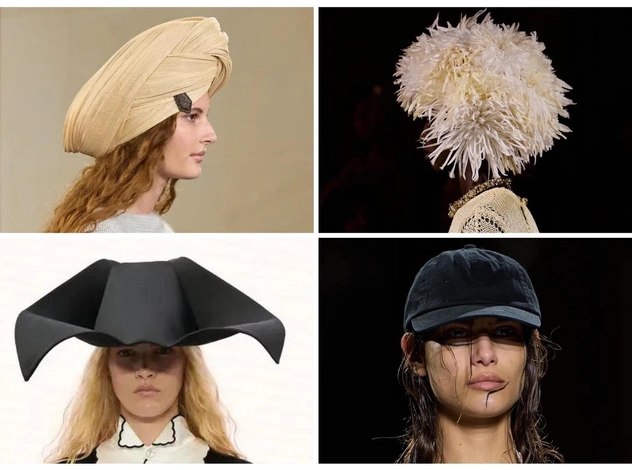 Головные уборы весна-лето 2026: от чурбанов до треуголок