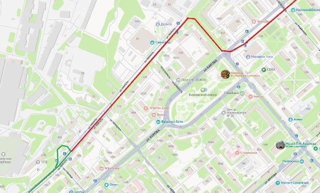 Все трамваи будут идти до разворотного кольца | Источник: Управление по транспорту и дорожному хозяйству города Тулы