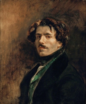 Эжен Делакруа. «Автопортрет». Ок. 1837. Лувр, Париж. | Источник: wikimedia