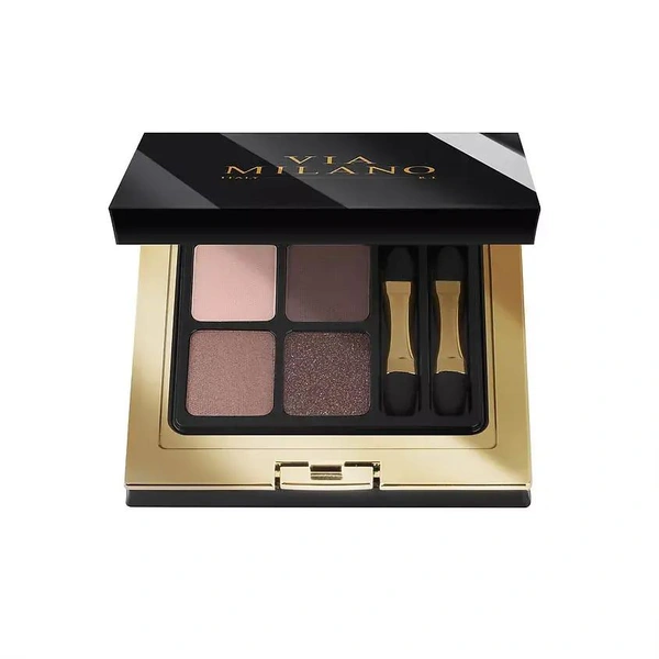VIA MILANO Палетка теней для век четырехцветная