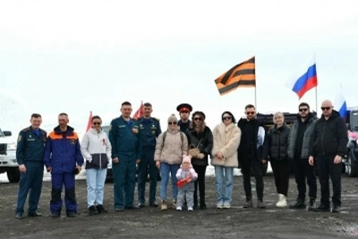 Сотрудники СК Чукотки присоединились к автопробегу в честь 81-й годовщины Победы