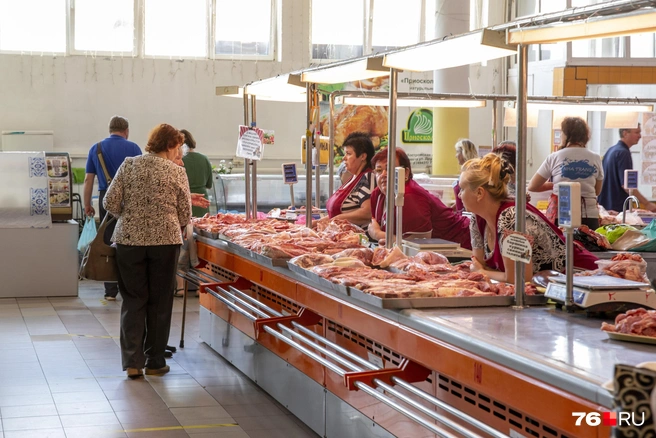 Мясо стало особенно недоступным продуктом | Источник: Александра Мамонтова / 76.RU