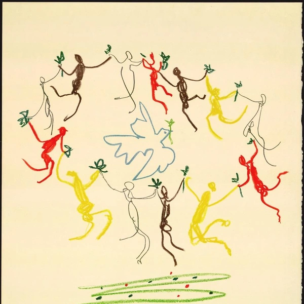 Пабло Пикассо. Хоровод народов. 1961. Собрание Государственного Эрмитажа | Источник: пресс-служба KGallery