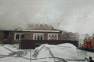 Man and woman killed in fire at Altai village