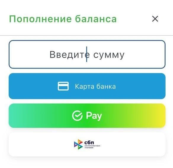 Для оплаты нужно было пополнить свой баланс | Источник: Скриншот из приложения «Парковки Краснодара»