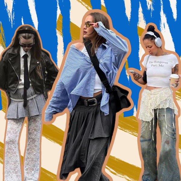 В духе Бритни Спирс и Пэрис Хилтон: 9 стильных образов с юбкой, надетой поверх брюк