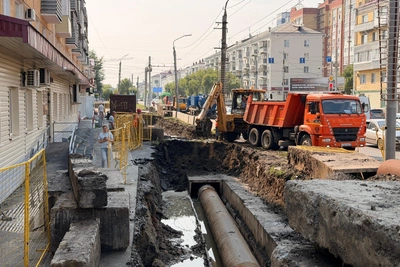Горячую воду в центре Кургана откладывают