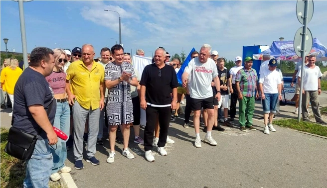 Он пробежал дистанцию в главном парке | Источник: bf_blizko_k_serdcy / Vk.com