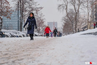 Температурные качели от -5 до -35°C в Пермском крае