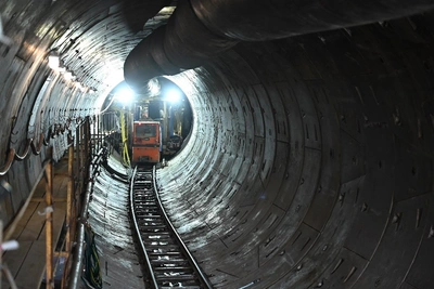 В Челябинске построили более 130 метров тоннеля метротрамвая