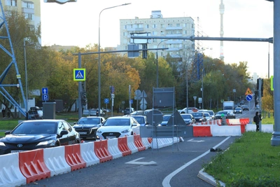 Ремонт путепровода парализовал район Москвы